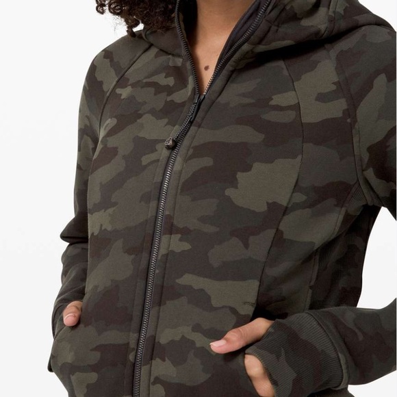 Lululemon | Scuba Hoodie Light Cotton Fleece | Heritage 365 Camo | Size 4 - Picture 8 of 8